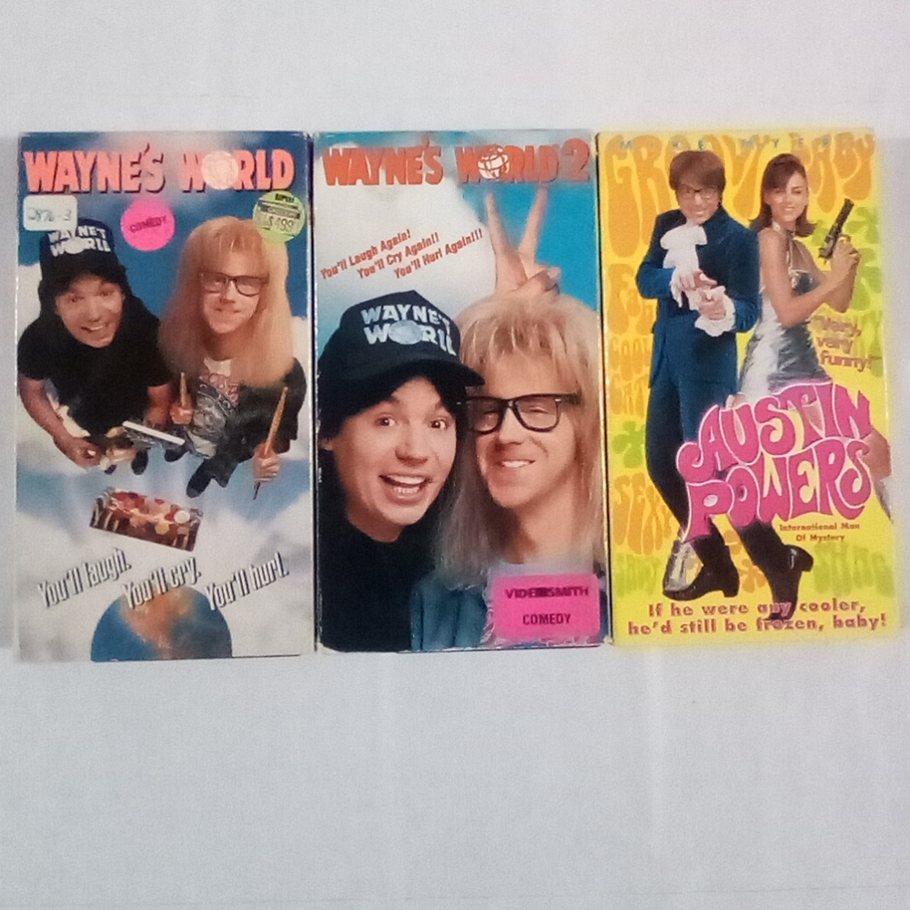📼Mike Meyers Comedy VHS (set of 3)📼